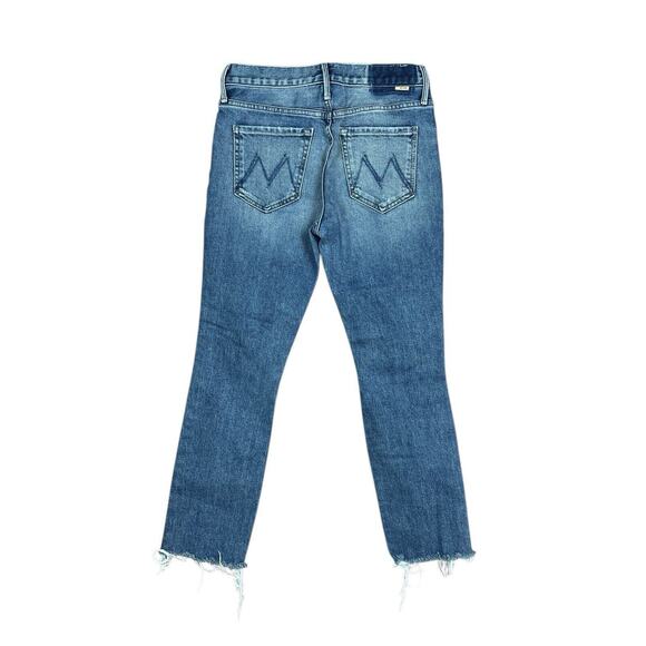 Mother Superior Denim Trickster Skimp Fray in Thrill Seeker Blue Jeans Size 25 - Picture 7 of 16